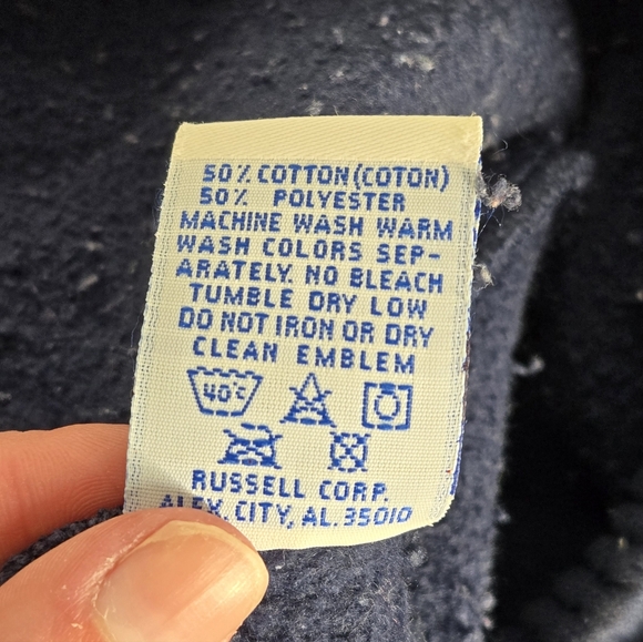 Vintage Russell Athletic Navy Sweatpants - Picture 8 of 8